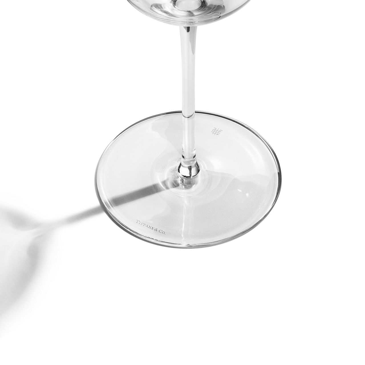 Weißweinglas aus Glas