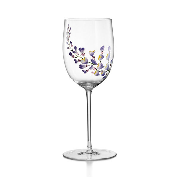 Tiffany Wisteria:Weißweinglas aus Glas