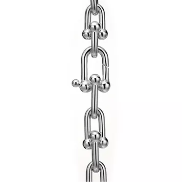 Tiffany HardWear:Armband mit mittelgroßen Gliedern in Weißgold mit Diamanten, 3