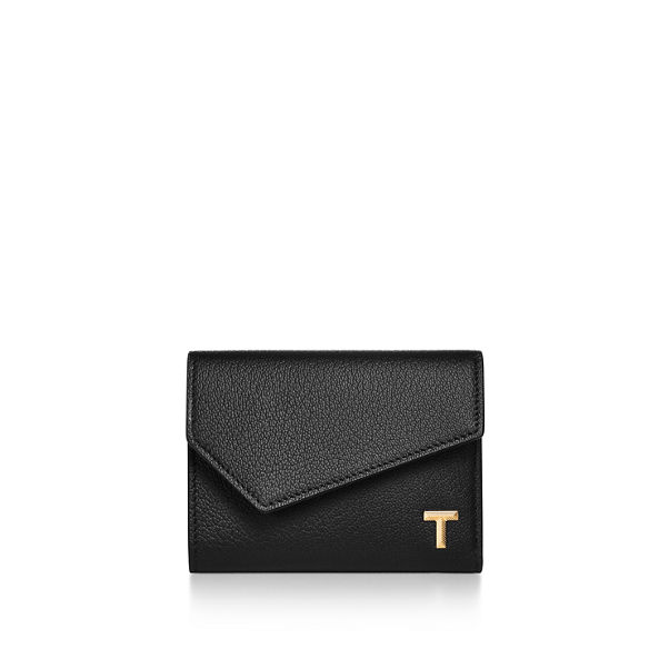 Tiffany T:Wallet in Black Leather