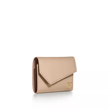 Tiffany T:Wallet in Taupe Leather, 2