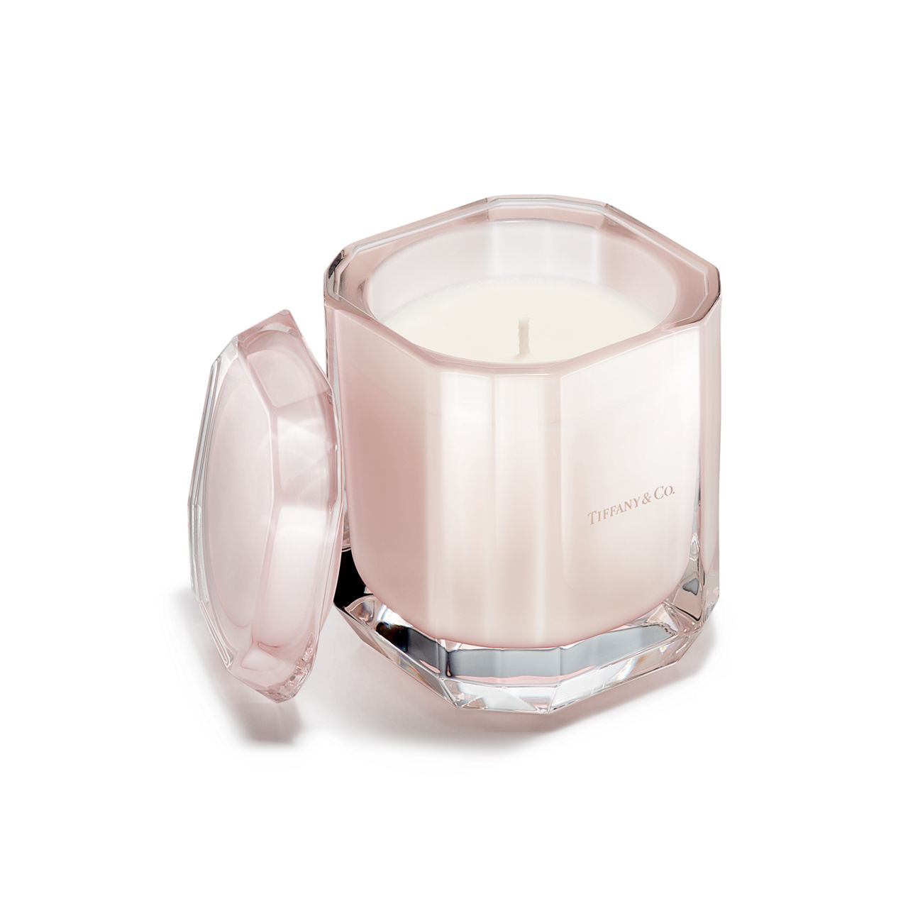 57th & Fifth Candle in Morganite-colored Glass