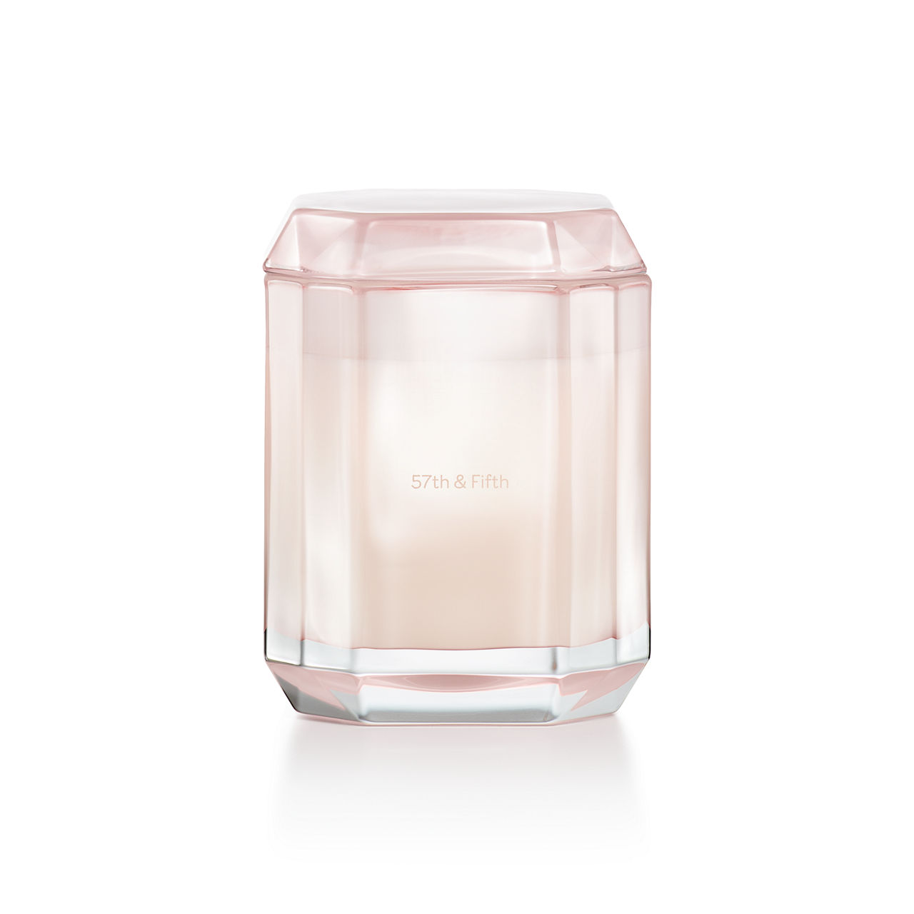 Tiffany Facets:57th & Fifth Candle in Morganite-colored Glass image number 2