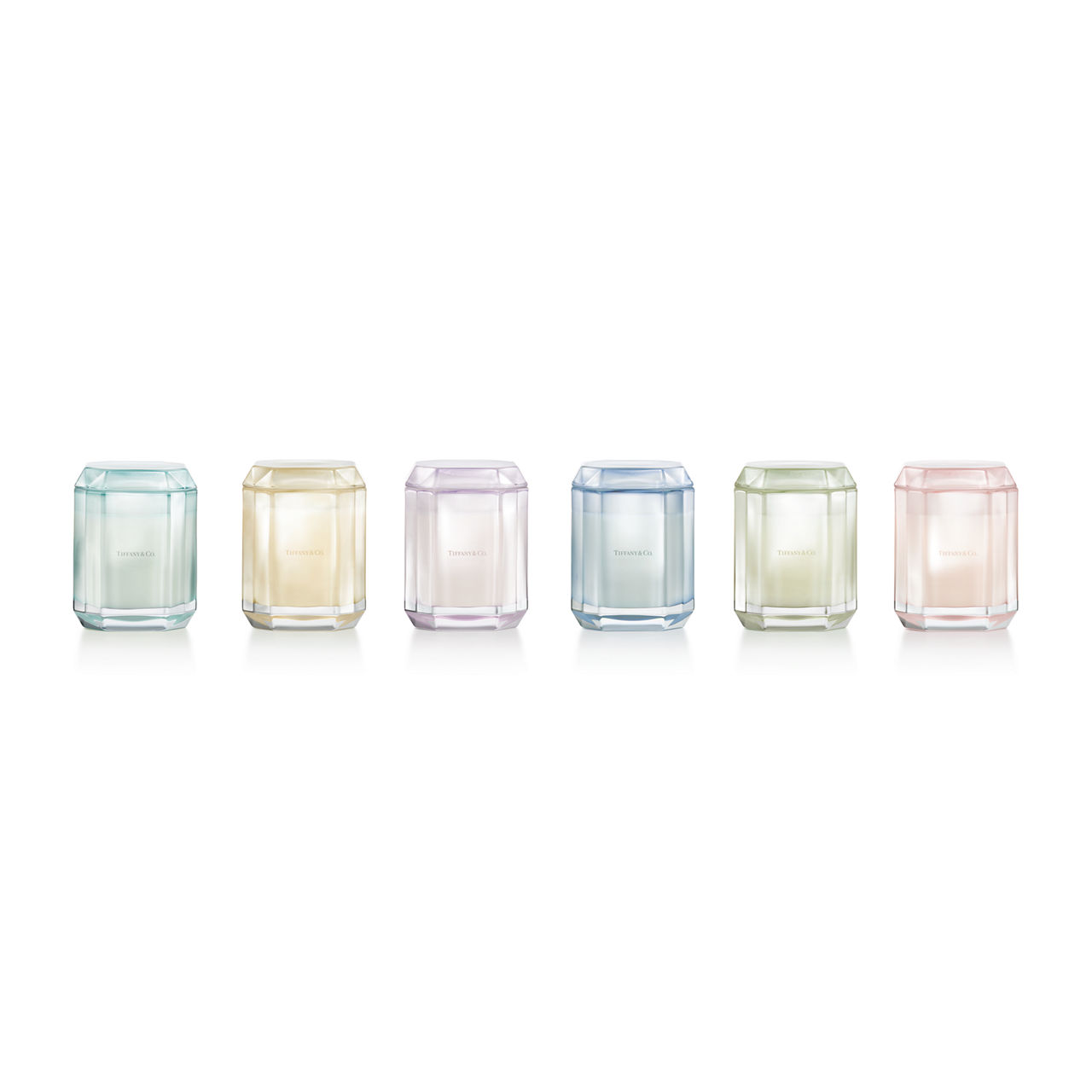 Tiffany Facets:57th & Fifth Candle in Morganite-colored Glass image number 3