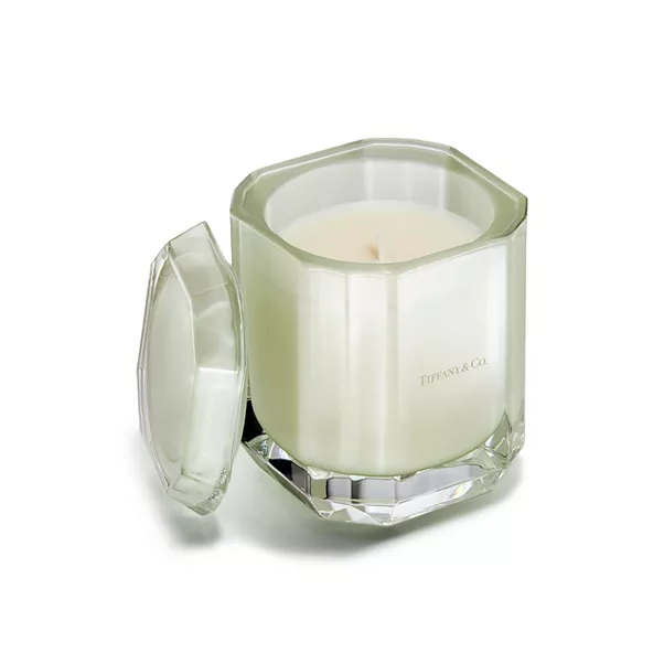 The House of Tiffany Candle in Tsavorite-colored Glass