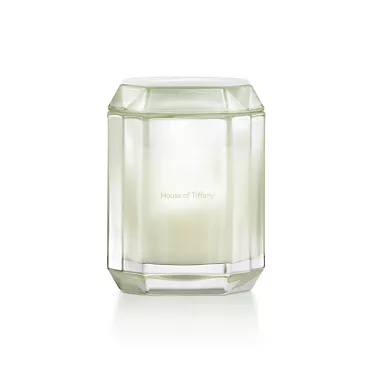 Tiffany Facets:The House of Tiffany Candle in Tsavorite-colored Glass, 2