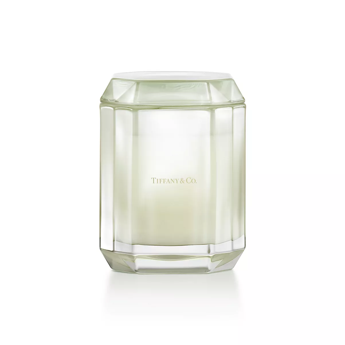 The House of Tiffany Candle in Tsavorite-colored Glass