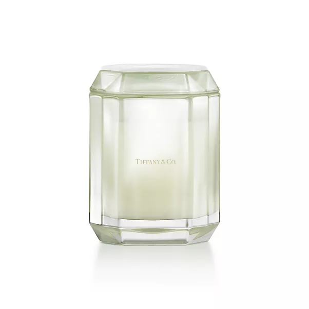 The House of Tiffany Candle in Tsavorite-colored Glass