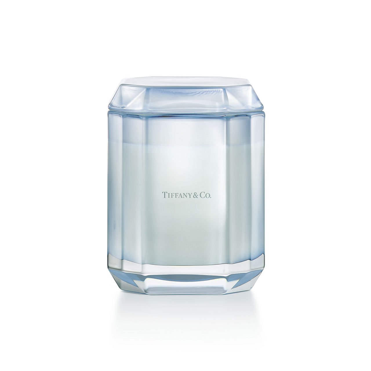 Blue Is the Color of Love Candle in Tanzanite-colored Glass