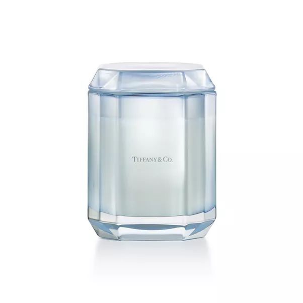 Blue Is the Color of Love Candle in Tanzanite-colored Glass