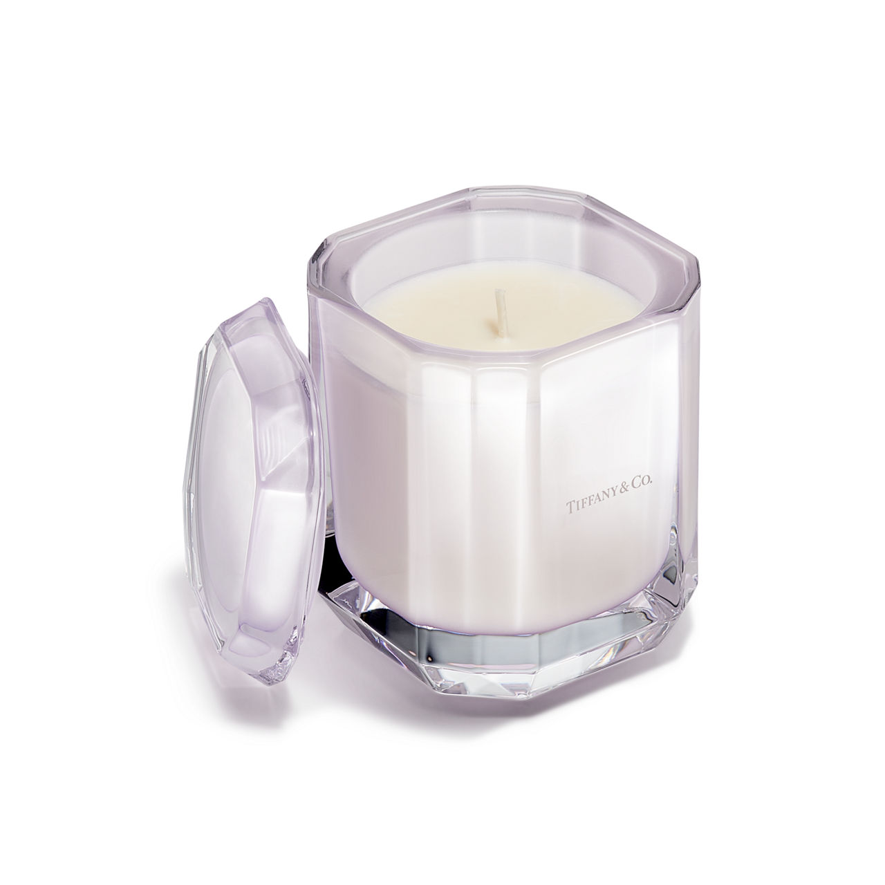 About Love Candle in Kunzite-colored Glass