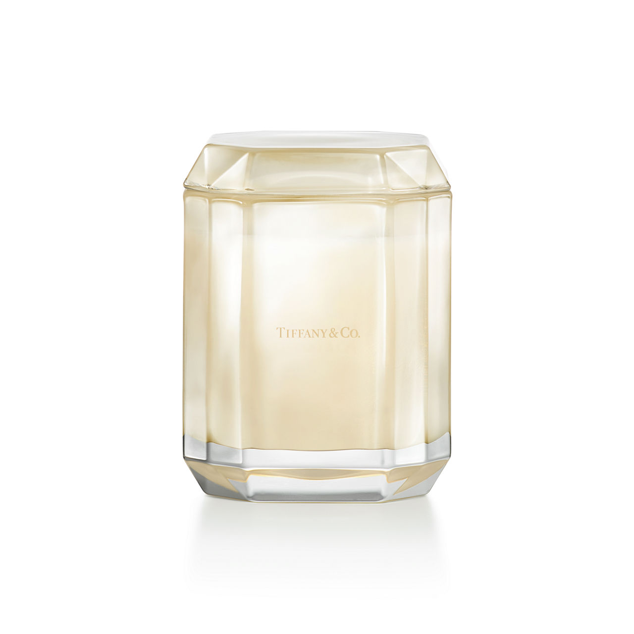 All Gold Everything Candle in Yellow Diamond-colored Glass