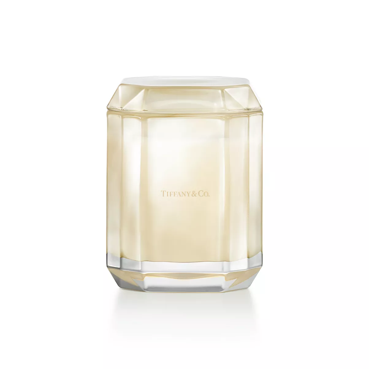 All Gold Everything Candle in Yellow Diamond-colored Glass