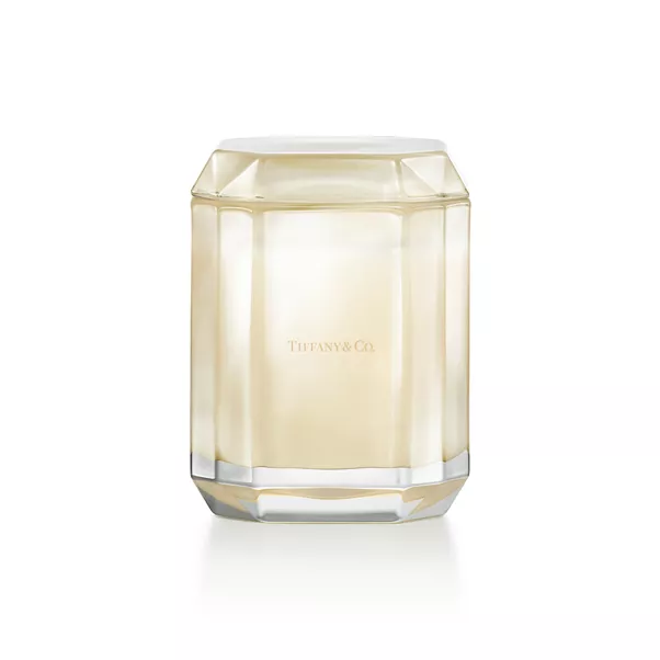 All Gold Everything Candle in Yellow Diamond-colored Glass