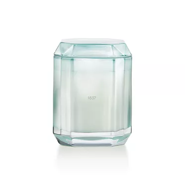 Tiffany Facets:1837 Candle in Sapphire-colored Glass, 2