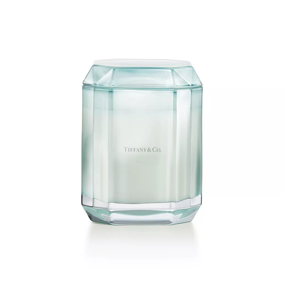 1837 Candle in Sapphire-colored Glass