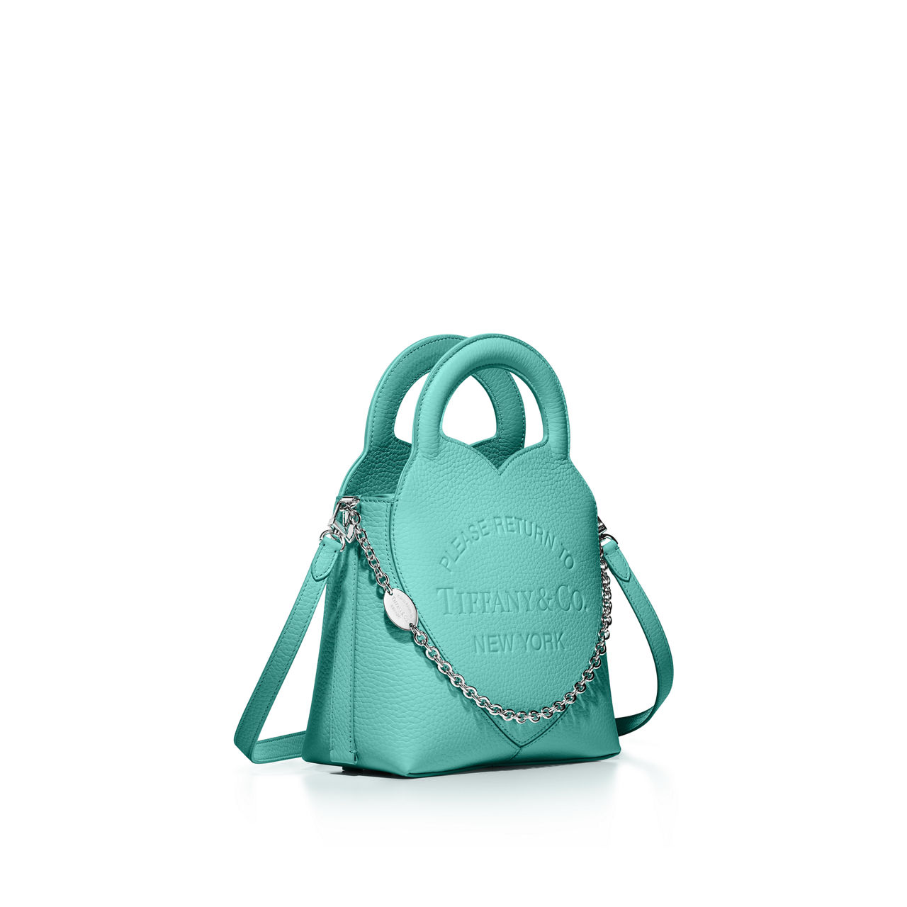 Return to Tiffany™:Mini-Tasche aus Leder in Tiffany Blue® Bildnummer 3