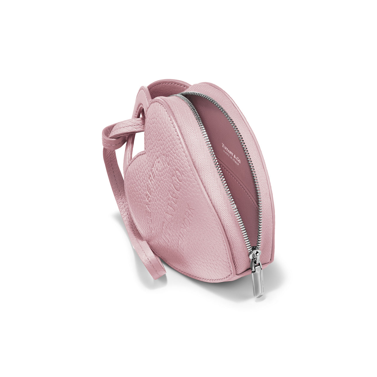 Münz-Etui aus kristallrosa Leder