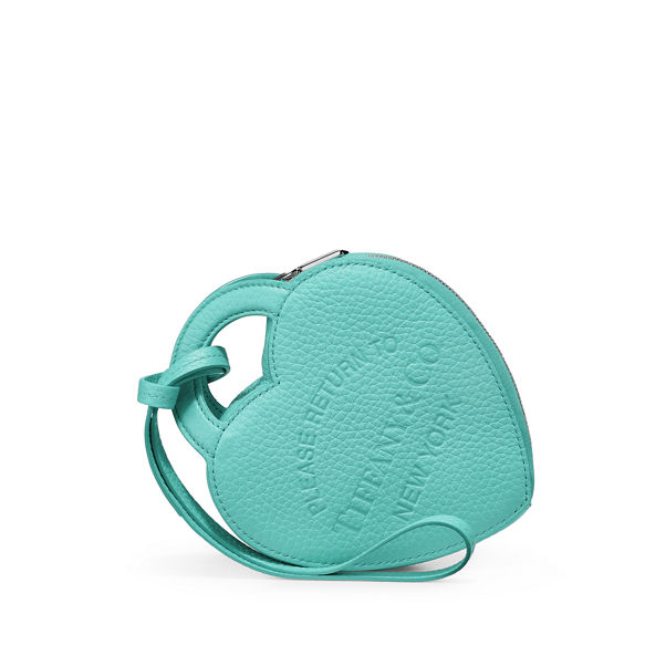 Return to Tiffany™:Coin Case in Tiffany Blue® Leather