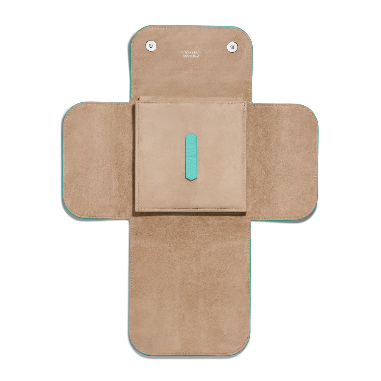 Pochette in pelle Tiffany Blue®, piccola