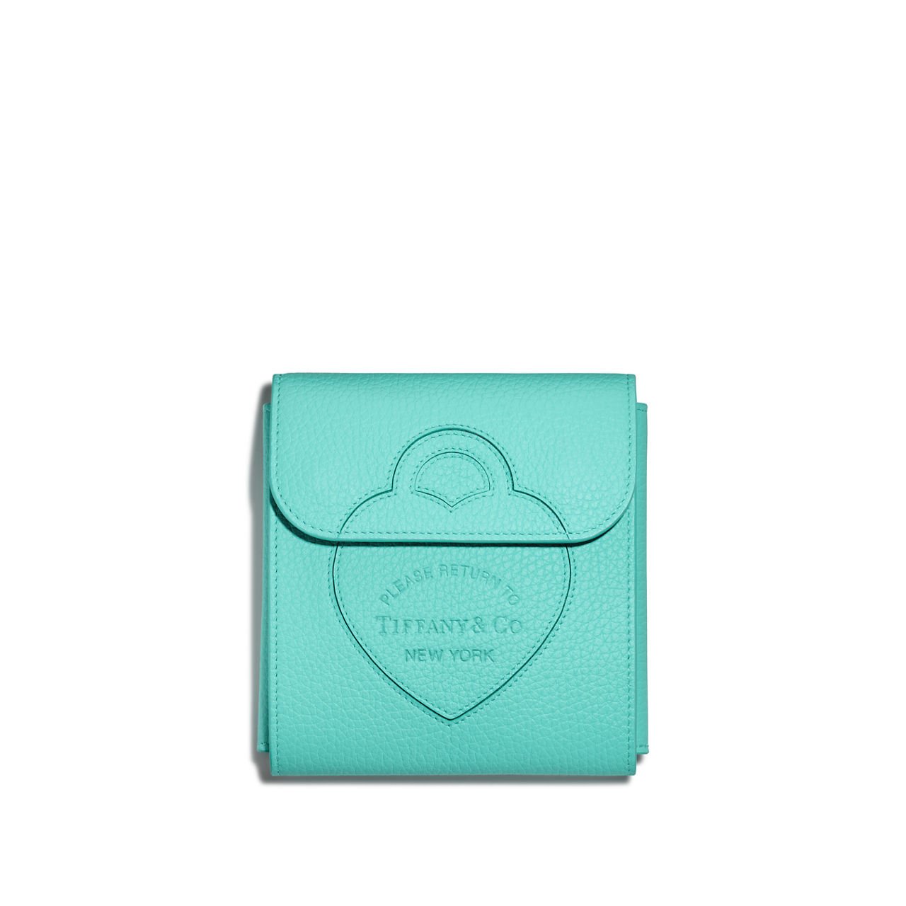 Return to Tiffany™:Beutel aus Leder in Tiffany Blue®, Small Bildnummer 0