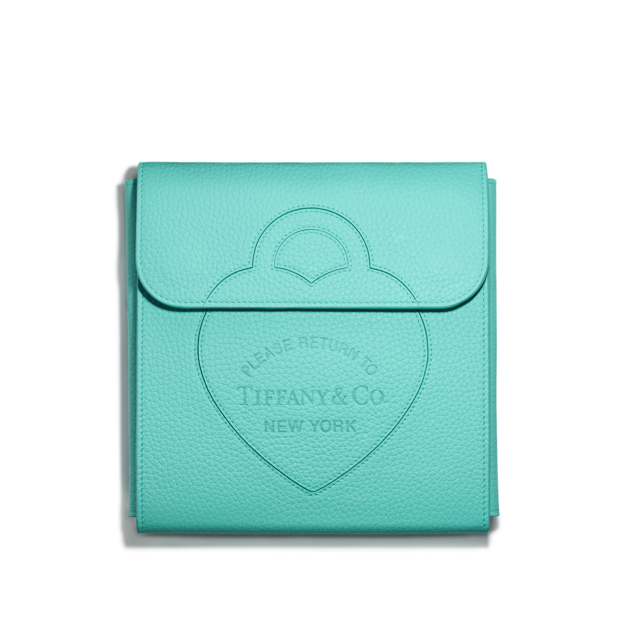 Return to Tiffany®:Pouch in Tiffany Blue® Leather, Large image number 0