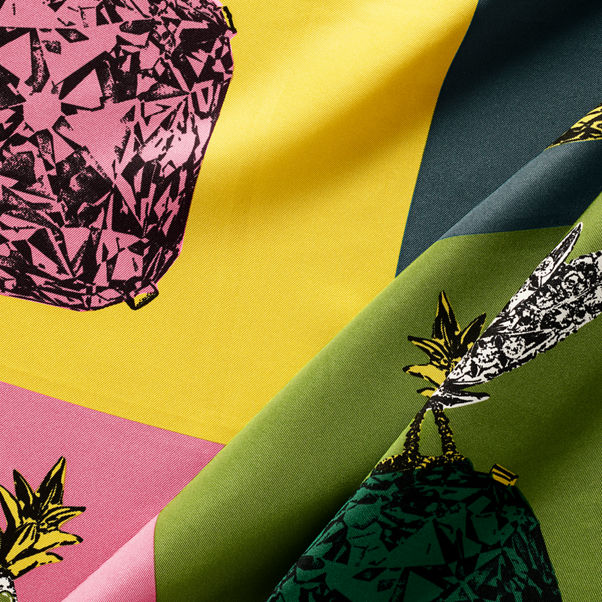 Schlumberger by Tiffany & Co.™:Foulard Bird on a Rock in seta giallo citrino