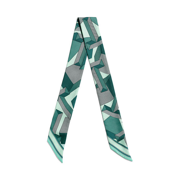 Tiffany T:Giant T Ribbon Scarf in Tiffany Blue® Silk