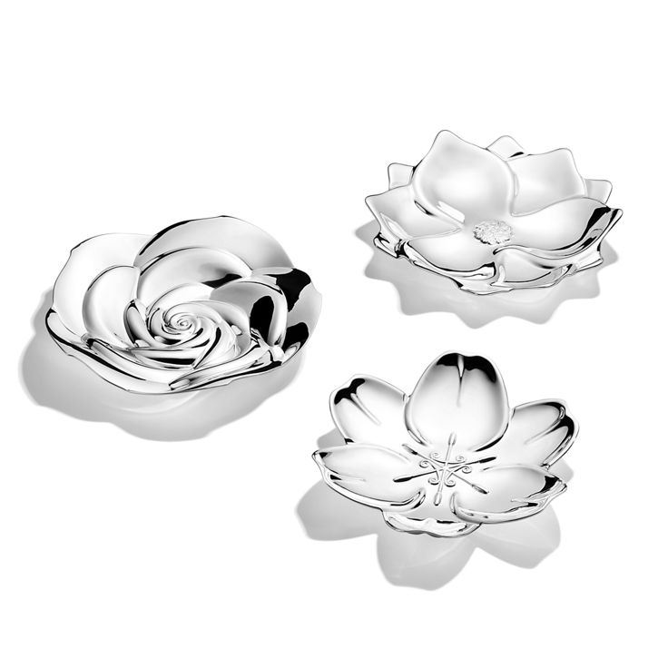 Tiffany Home Essentials:Rose Vide Poche in Sterling Silver image number 2