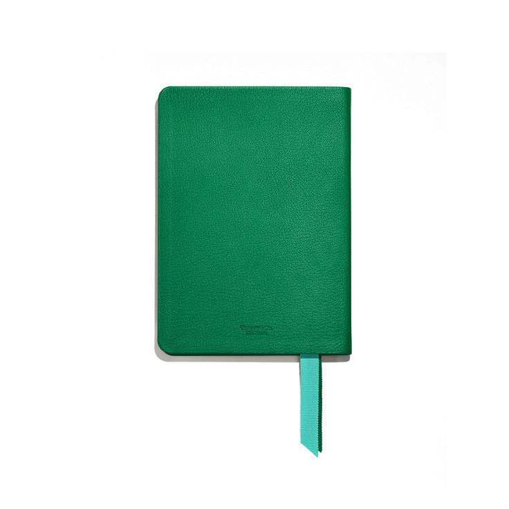 Notebook in Emerald Green Leather image number 4