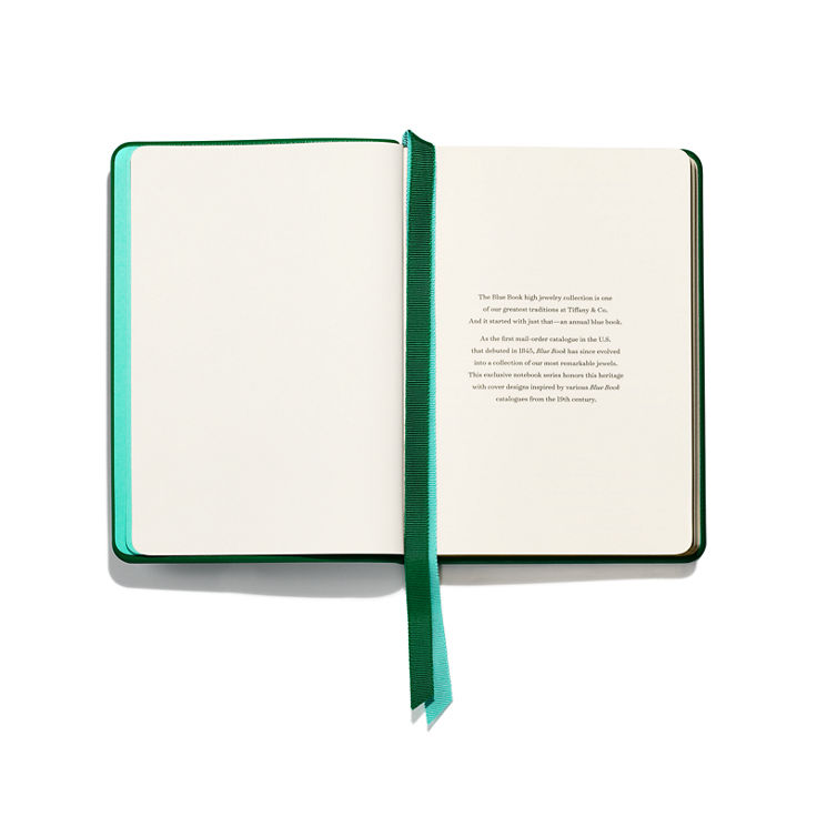 Notebook in Emerald Green Leather image number 5