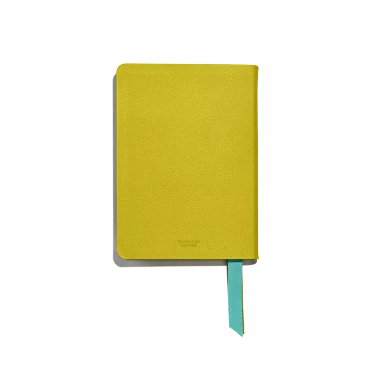 Notebook in Citrine Yellow Leather, 5