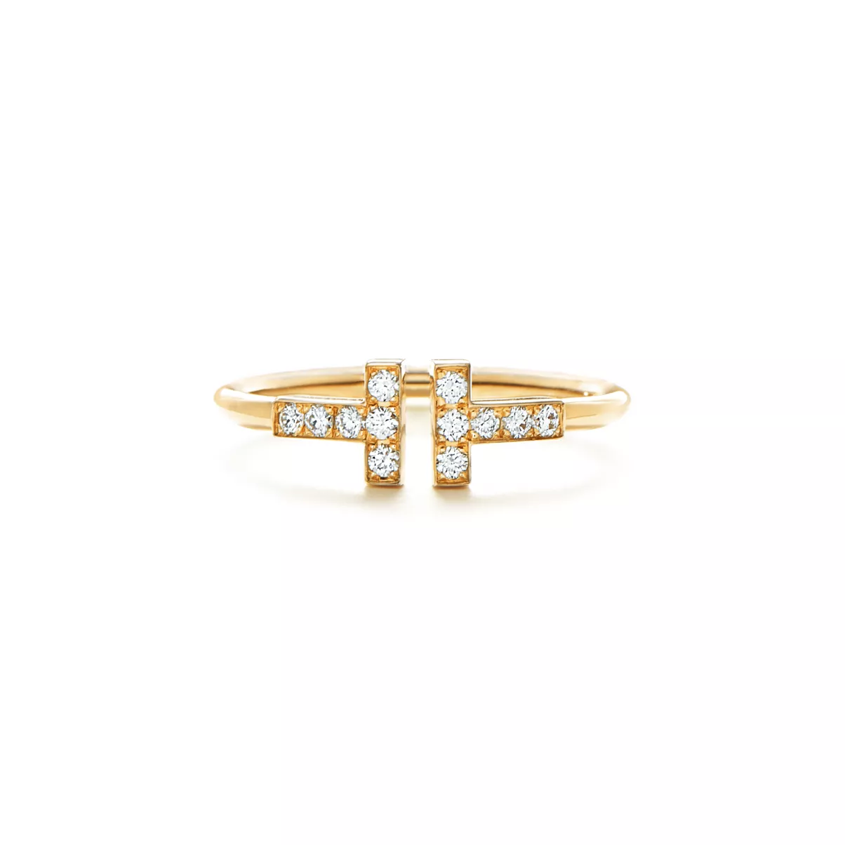 Diamond Wire Ring in 18k Gold