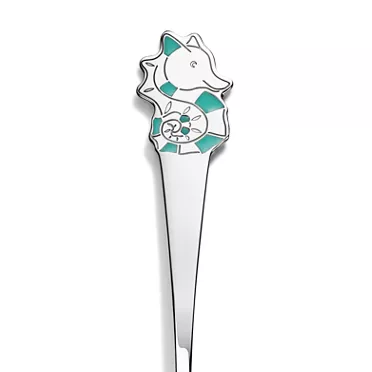 Collezione Tiny Tiffany:Cucchiaio bimbo con cavalluccio marino in argento, 2
