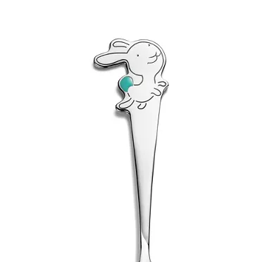 Tiny Tiffany:Rabbit Baby Spoon in Sterling Silver, 2