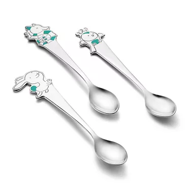 Tiny Tiffany:Rabbit Baby Spoon in Sterling Silver, 3