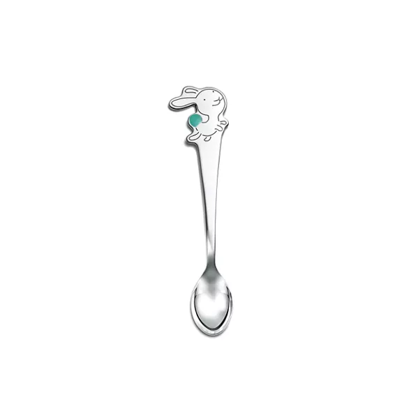 Rabbit Baby Spoon in Sterling Silver