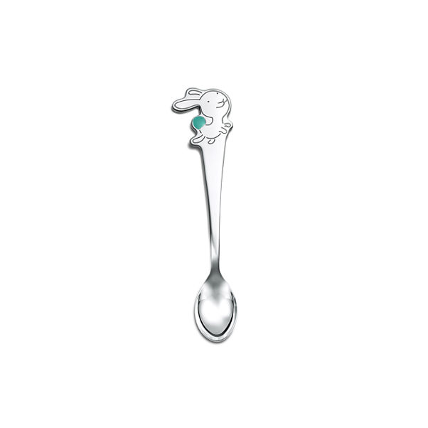 Tiny Tiffany:Rabbit Baby Spoon in Sterling Silver