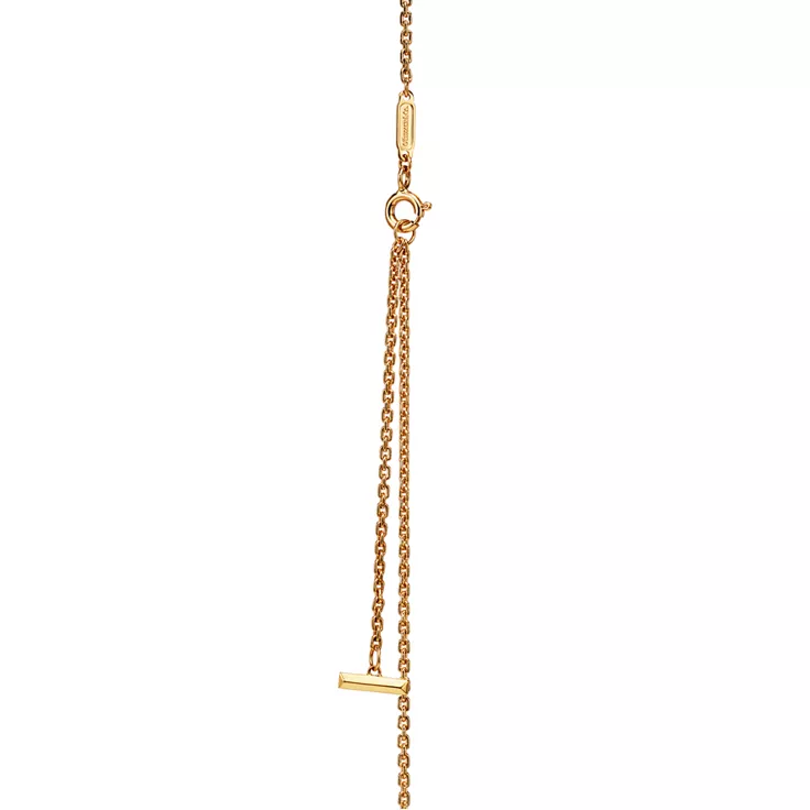 Tiffany T:T1 Colgante circular de oro amarillo con diamantes en pavé, 4