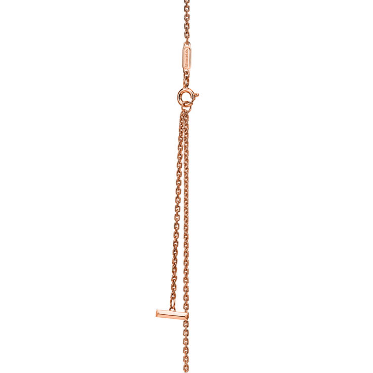 Tiffany T:T One Circle Anhänger in Roségold mit Pavé-Diamanten Bildnummer 4