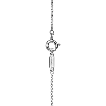 Mom Medium Heart Tag Pendant in Sterling Silver, 3
