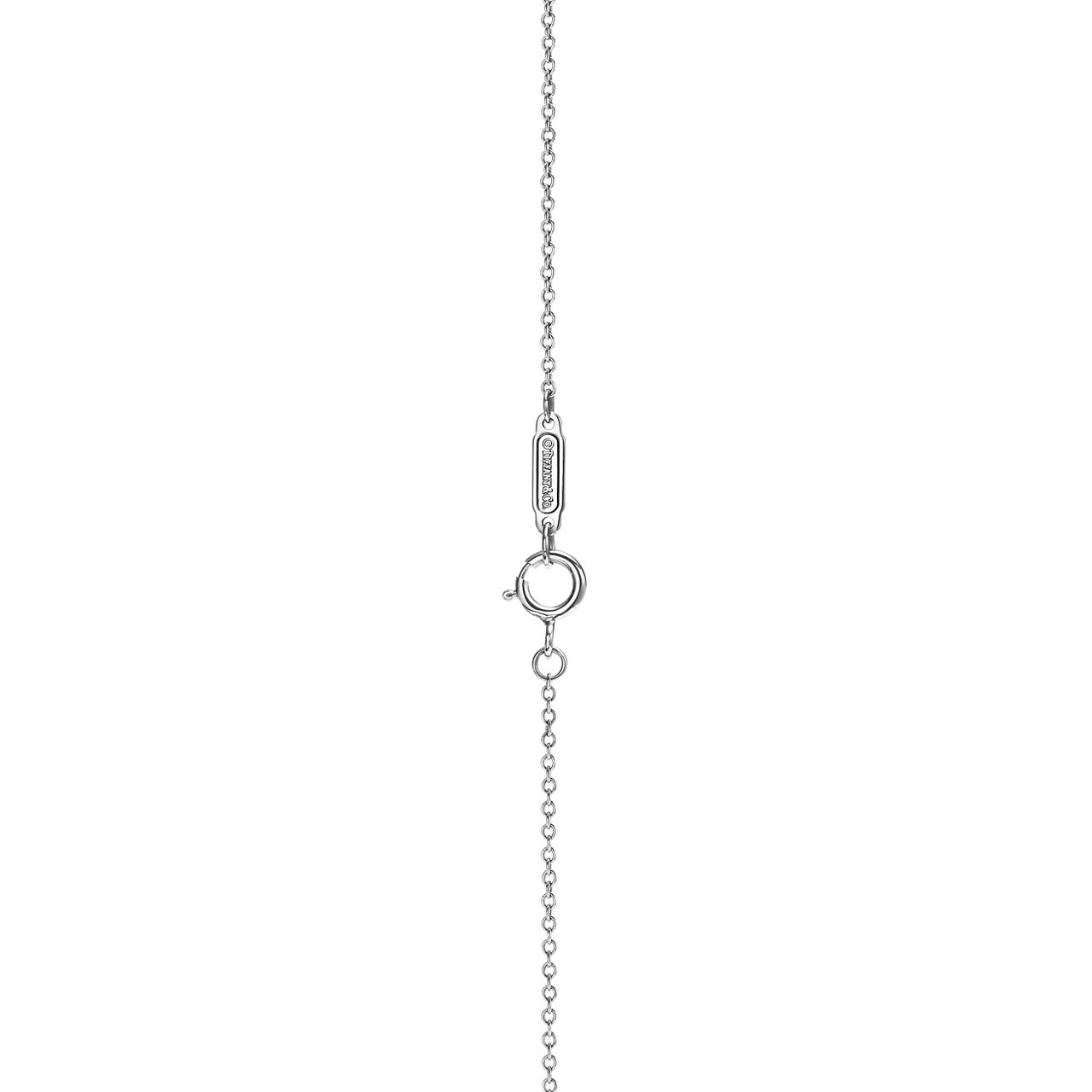 Return to Tiffany™:Tiffany Blue® Small Heart Tag Pendant in Sterling Silver image number 3