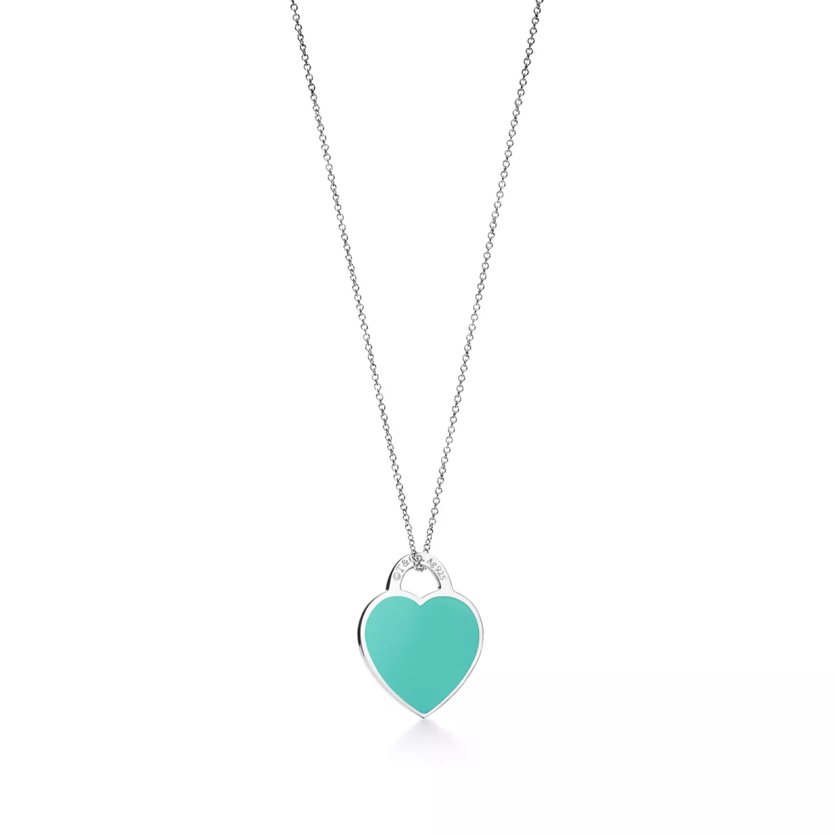 Tiffany Blue&reg; Small Heart Tag Pendant in Sterling Silver