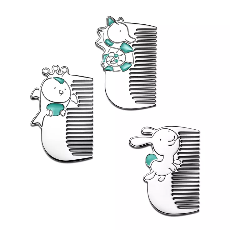 Tiny Tiffany:Rabbit Baby Comb in Sterling Silver, 1