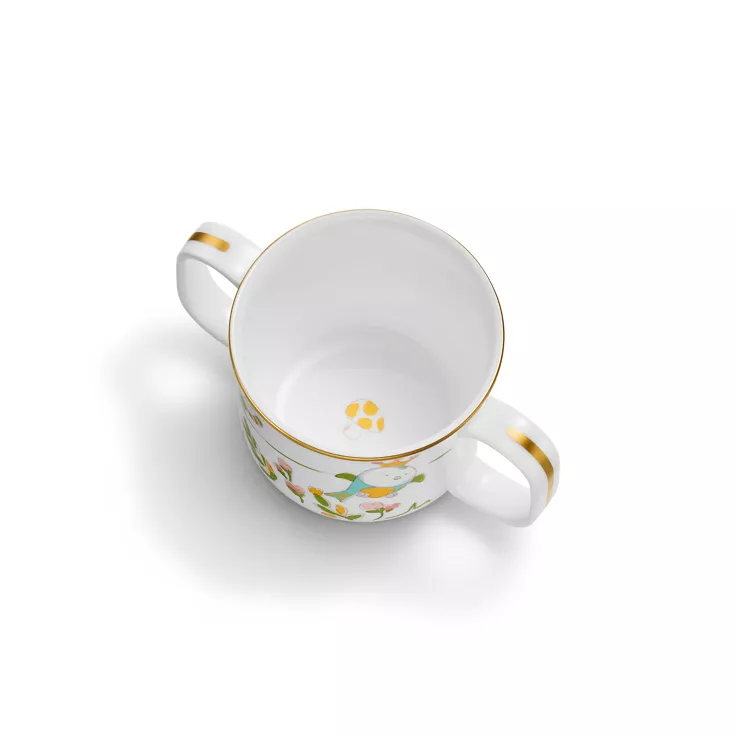 Tiny Tiffany:Land Animals Double-handled Baby Cup in Bone China, 1