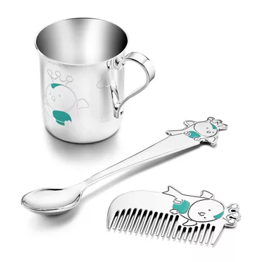 Tiny Tiffany:Bird Baby Cup in Sterling Silver, 3