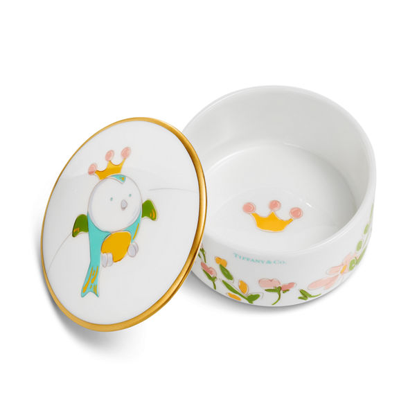 Tiny Tiffany:Bird Baby Box in Bone China