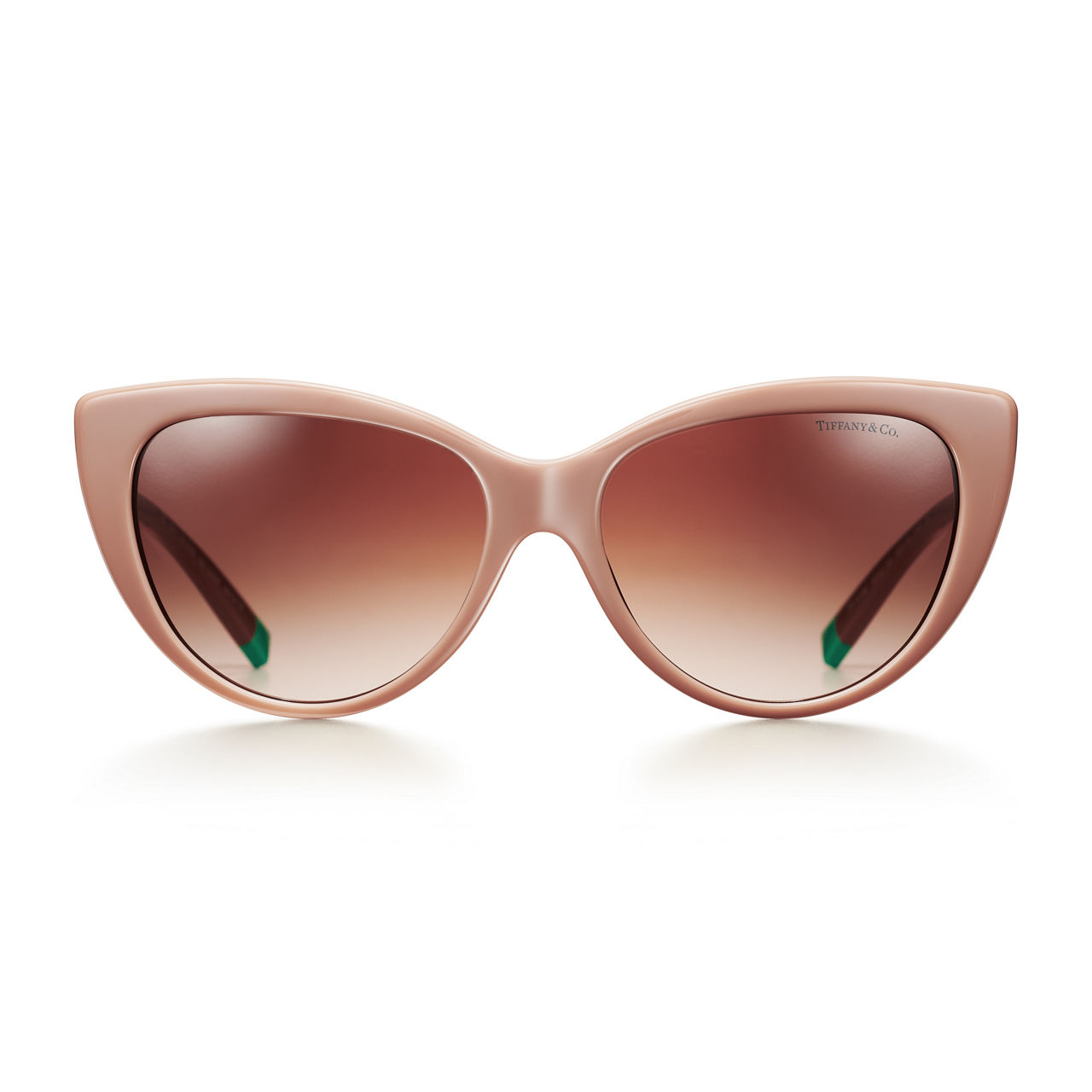 Tiffany T:Sunglasses in Nude Acetate with Brown Gradient Lenses image number 2