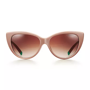 Tiffany T:Sunglasses in Nude Acetate with Brown Gradient Lenses, 2