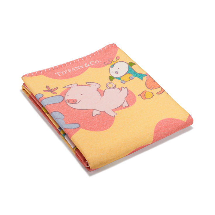 Tiny Tiffany:Land Animals Blanket in a Wool Blend image number 1